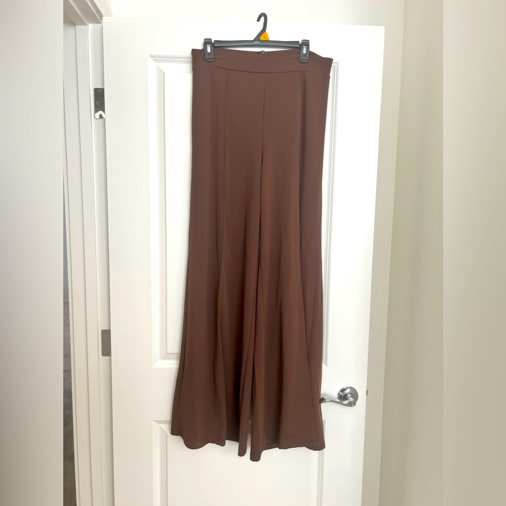 Wide Leg Suit Pants 1X